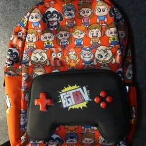 FGTeeV Red Kids Backpack School Travel Bag Padded Straps FGTEEV NEW